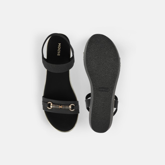 Mochi Women Black Casual Sandals (SKU: 34-800424-11-36)