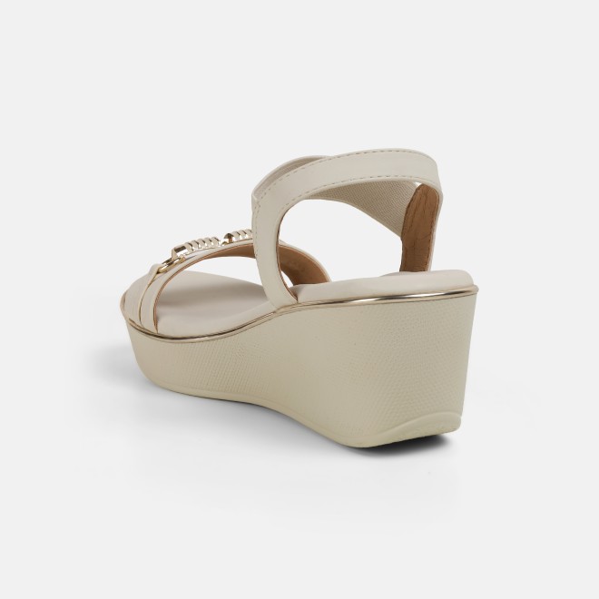 Mochi Women Beige Casual Sandals (SKU: 34-800424-20-36)