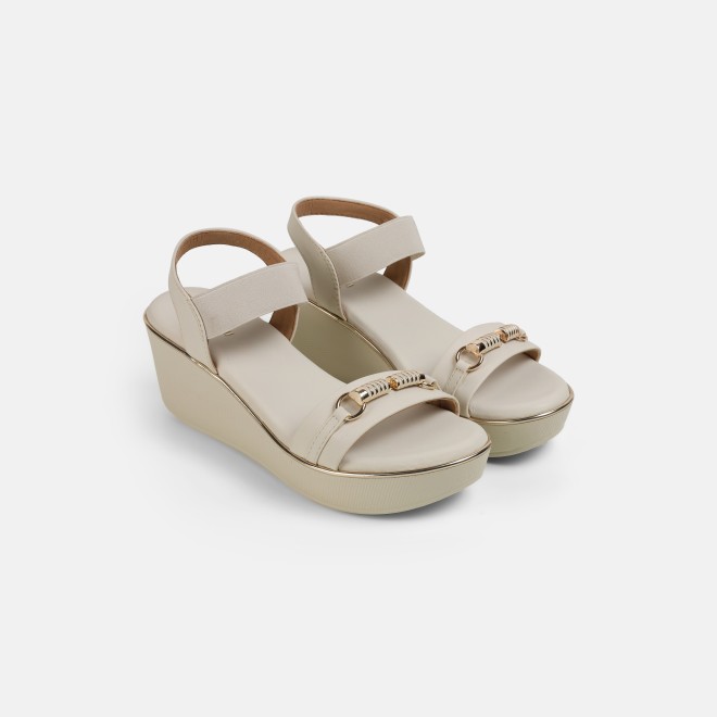 Mochi Women Beige Casual Sandals (SKU: 34-800424-20-36)