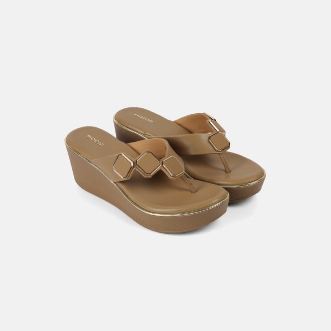 Mochi Women Rose-wood Casual Slippers (SKU: 34-800425-9-36)