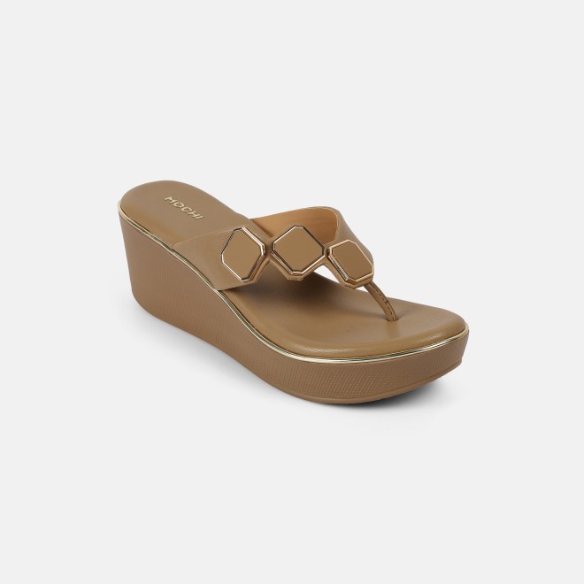 Mochi Women Rose-wood Casual Slippers (SKU: 34-800425-9-36)