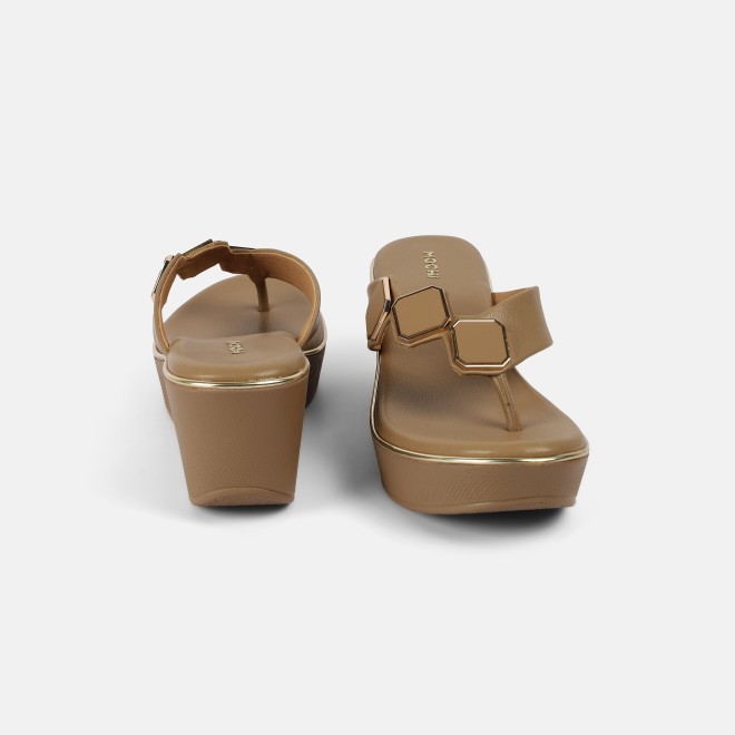 Mochi Women Rose-wood Casual Slippers (SKU: 34-800425-9-36)