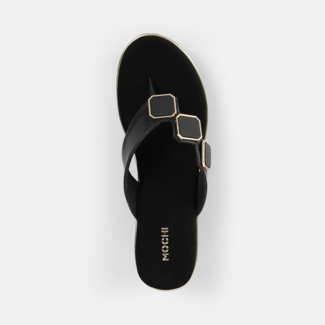 Mochi Women Black Casual Slippers (SKU: 34-800425-11-36)