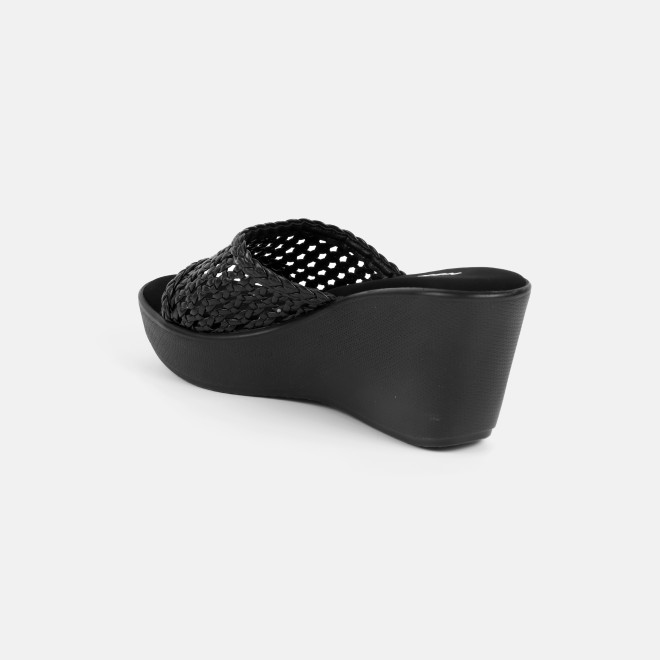 Mochi Women Black Casual Slip Ons (SKU: 34-800428-11-36)