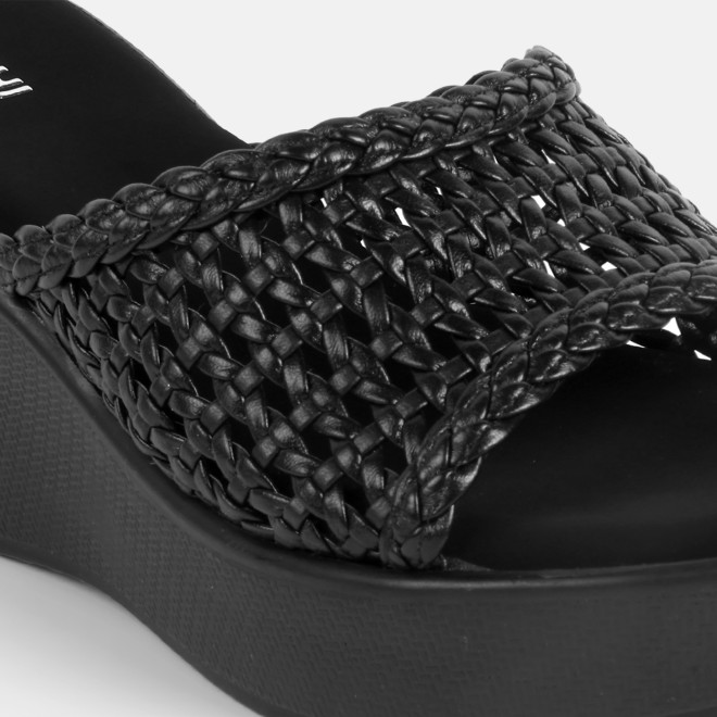 Mochi Women Black Casual Slip Ons (SKU: 34-800428-11-36)