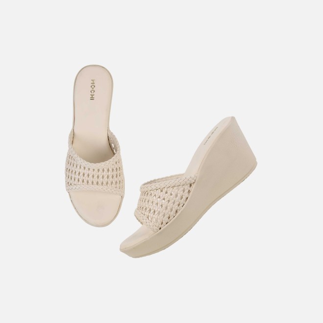 Mochi Women Off-white Casual Slip Ons (SKU: 34-800428-66-36)