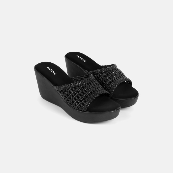 Mochi Women Black Casual Slip Ons (SKU: 34-800428-11-36)