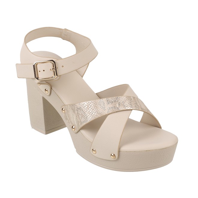 Women Beige Casual Sandals