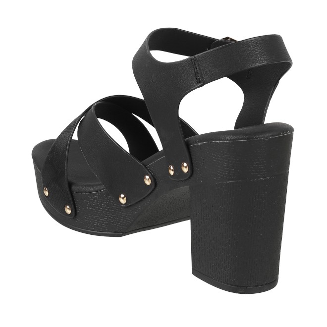 Mochi Women Black Casual Sandals (SKU: 34-900224-11-36)