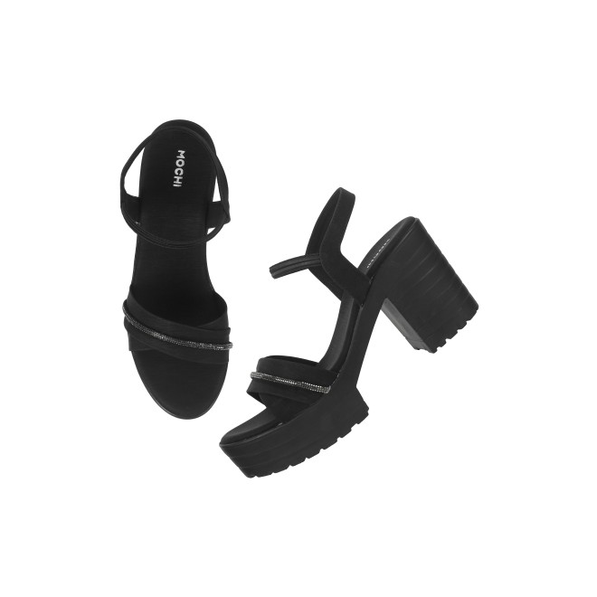Mochi Women Black Casual Sandals (SKU: 34-900311-11-36)