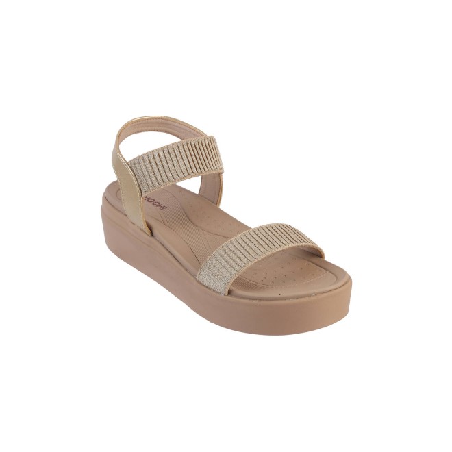 Mochi Women Gold Casual Sandals (SKU: 34-924-15-37)