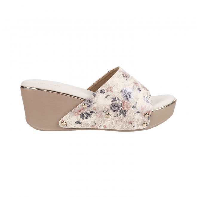 Mochi Women Beige Casual Sandals (SKU: 34-93-20-41)