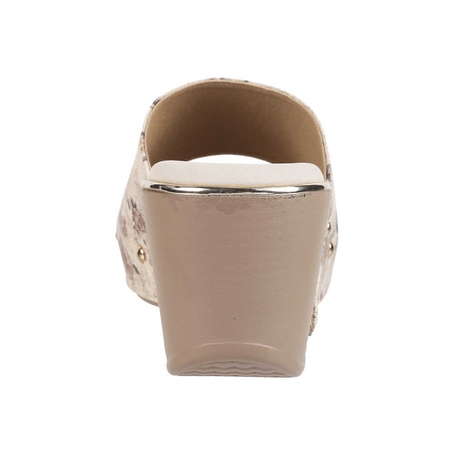 Mochi Women Beige Casual Sandals (SKU: 34-93-20-41)