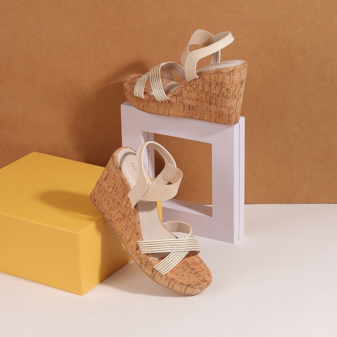 Women Beige Casual Sandals