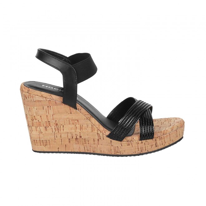 Mochi Women Black Casual Sandals (SKU: 34-94-11-37)