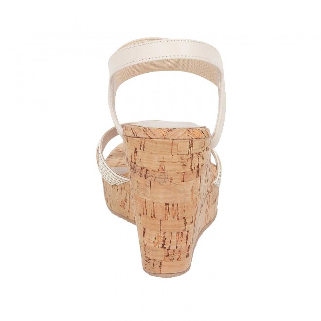 Mochi Women Beige Casual Sandals (SKU: 34-94-20-40)