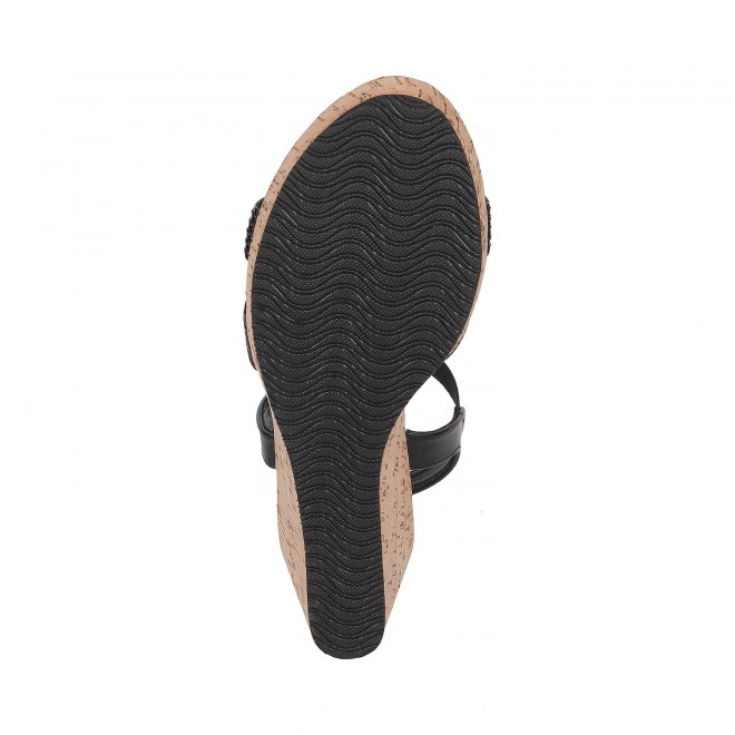 Mochi Women Black Casual Sandals (SKU: 34-94-11-37)