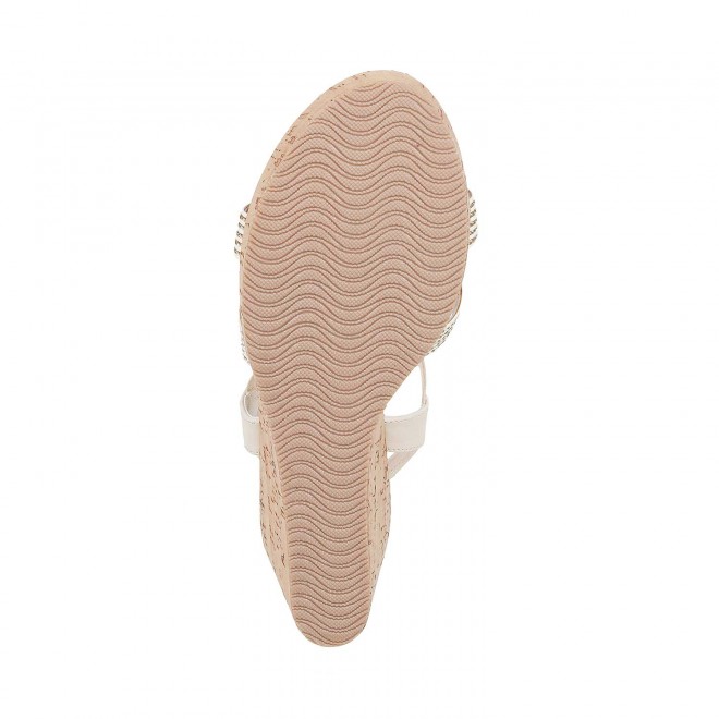 Mochi Women Beige Casual Sandals (SKU: 34-94-20-40)