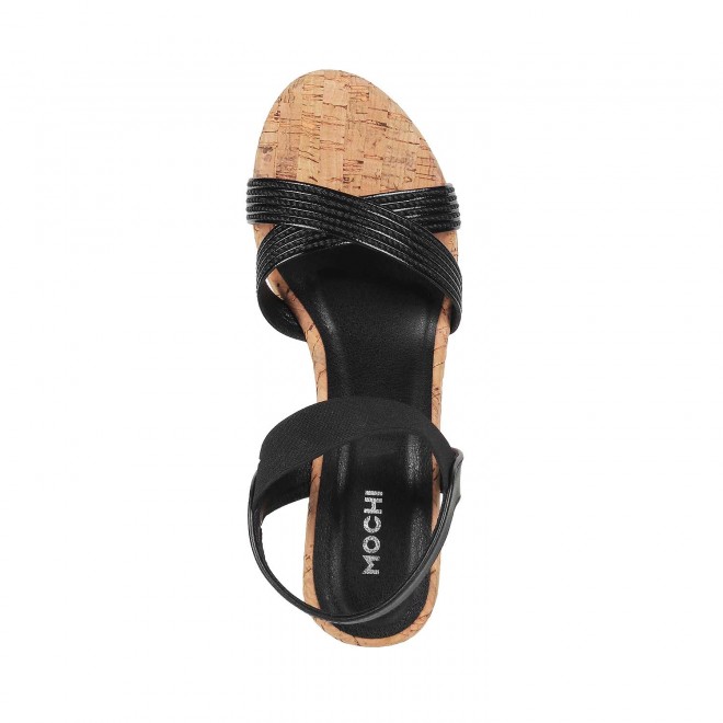 Mochi Women Black Casual Sandals (SKU: 34-94-11-37)
