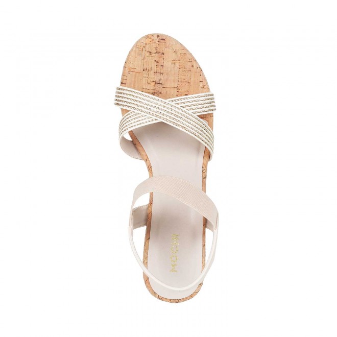 Mochi Women Beige Casual Sandals (SKU: 34-94-20-40)