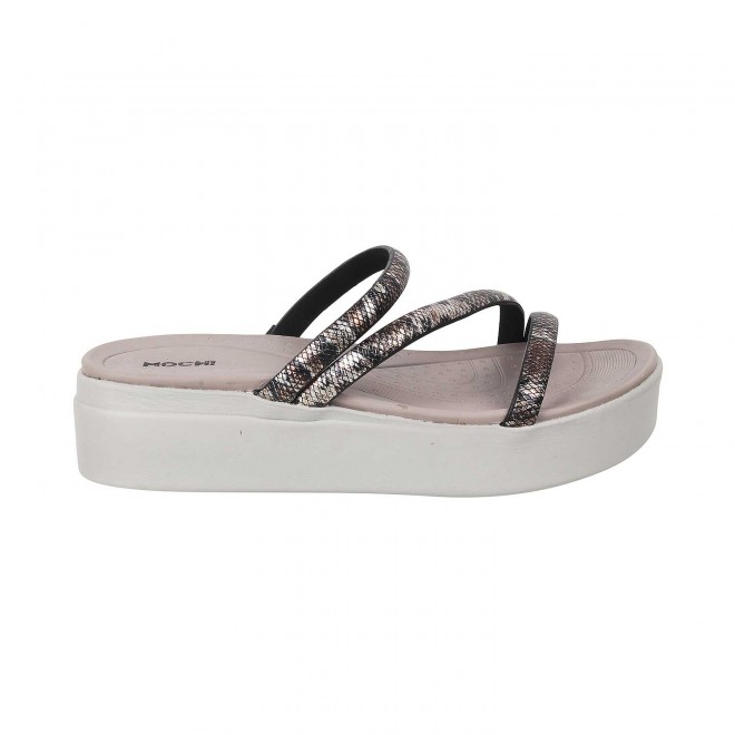 Mochi Women Grey Casual Sandals (SKU: 34-97-14-40)