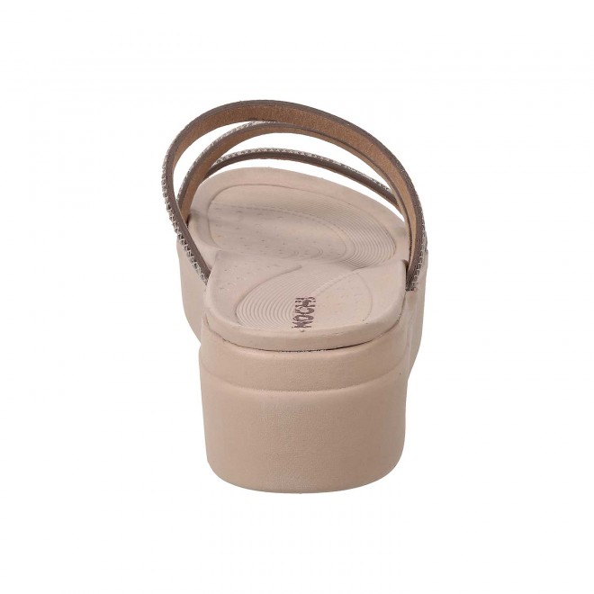Mochi Women Beige Casual Sandals (SKU: 34-97-20-36)