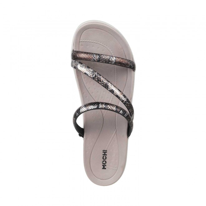 Mochi Women Grey Casual Sandals (SKU: 34-97-14-40)
