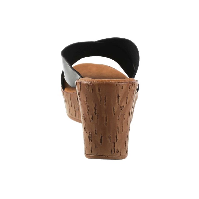 Mochi Women Black Casual Slides (SKU: 34-9884-11-37)
