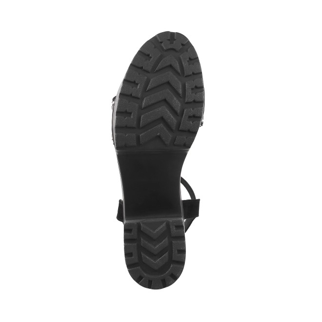 Mochi Women Black Casual Sandals (SKU: 34-9991-11-36)