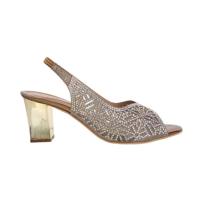 Mochi Women Antique-Gold Wedding Sandals (SKU: 35-1077-28-36)