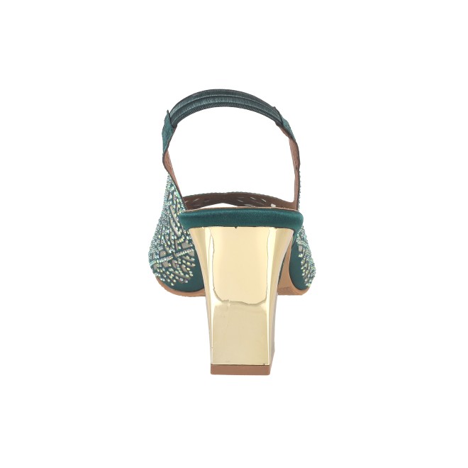 Mochi Women Green Wedding Sandals (SKU: 35-1077-21-37)