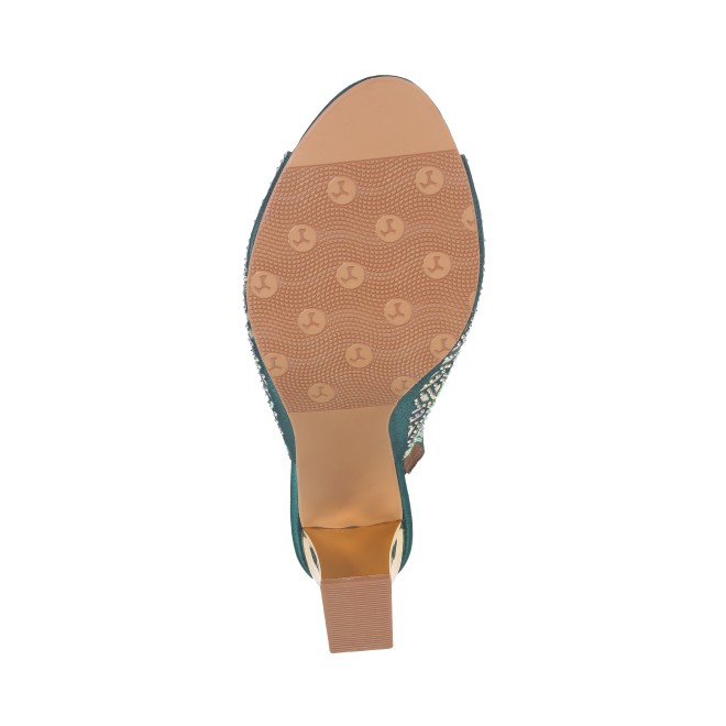 Mochi Women Green Wedding Sandals (SKU: 35-1077-21-37)