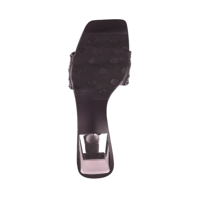 Mochi Women Gun-Metal Casual Slip Ons (SKU: 35-1290-29-41)