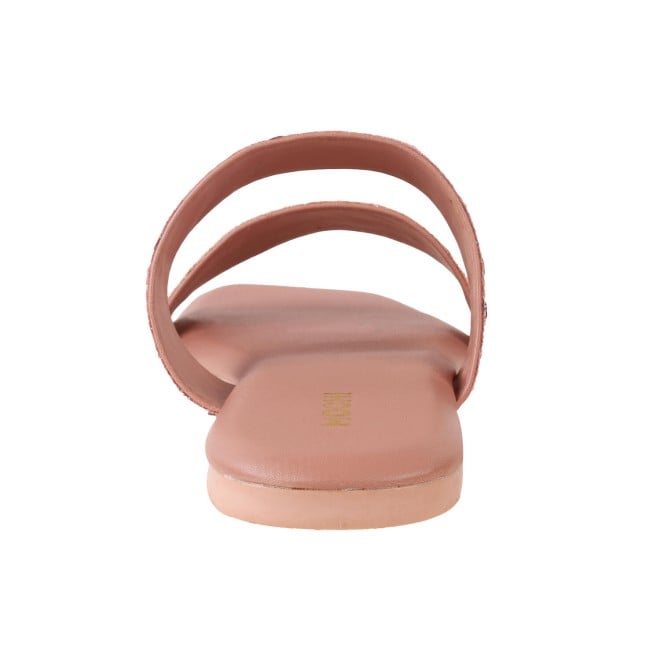 Mochi Women Pink Party Slides (SKU: 35-1293-24-36)