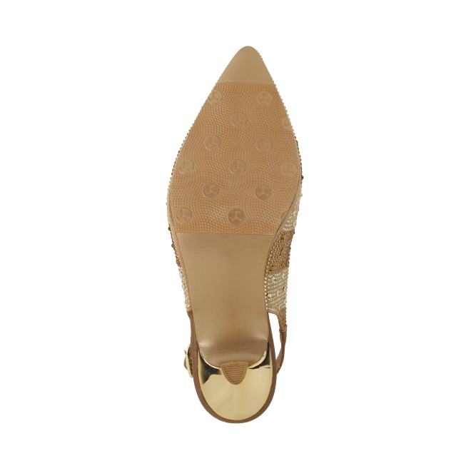 Mochi Women Antique-Gold Wedding Sandals (SKU: 35-1427-28-38)