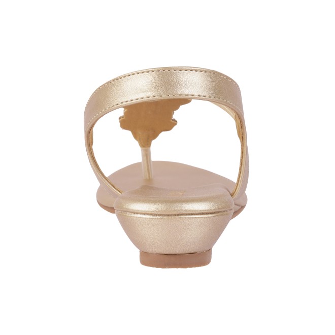 Mochi Women Gold Casual Sandals (SKU: 35-1429-15-36)