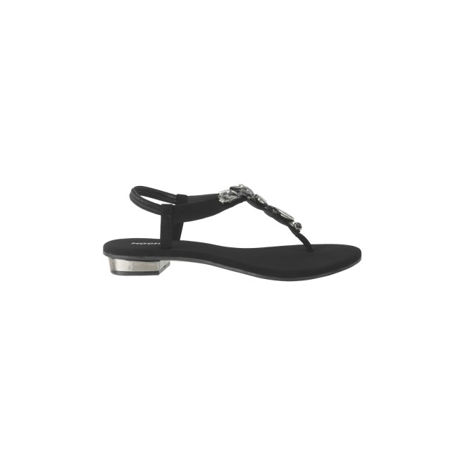 Mochi Women Black Party Sandals (SKU: 35-1459-11-37)
