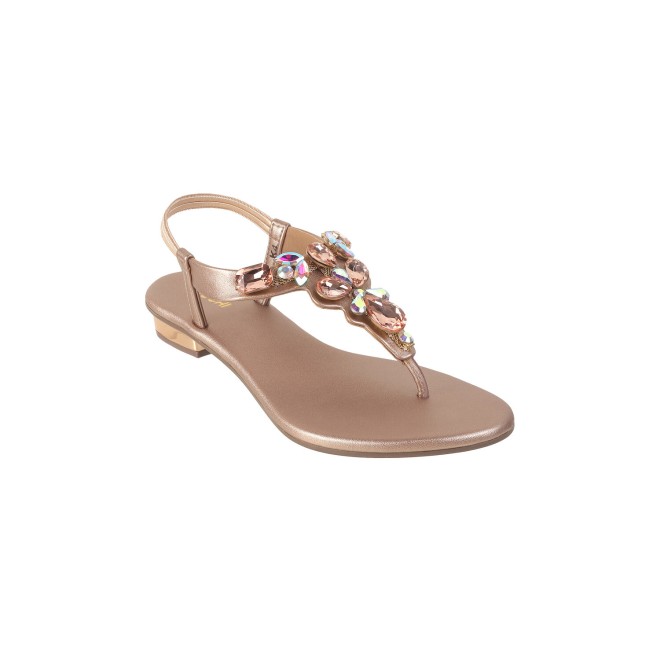 Mochi Women Rose-gold Party Sandals (SKU: 35-1459-52-37)