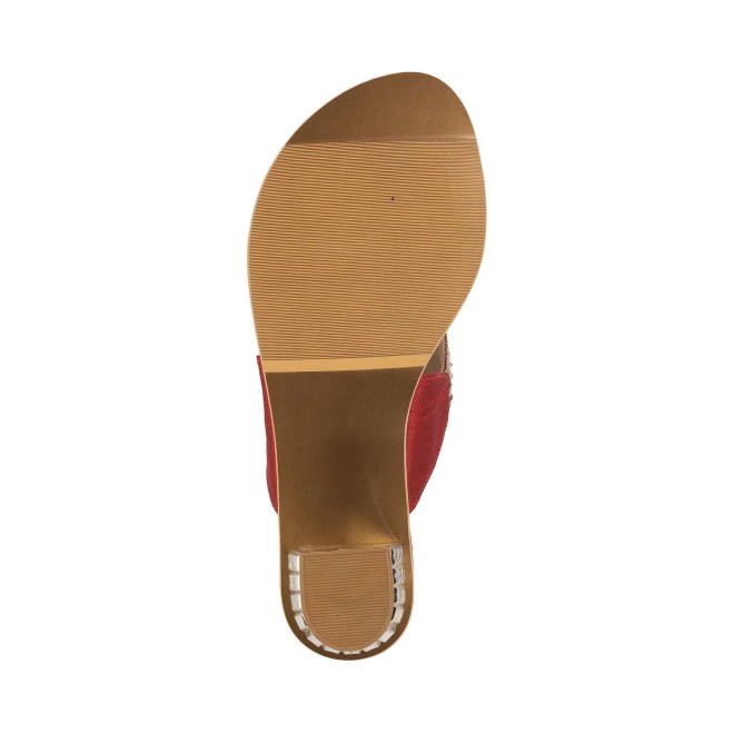 Mochi Women Maroon Ethnic Pumps (SKU: 35-1503-44-37)
