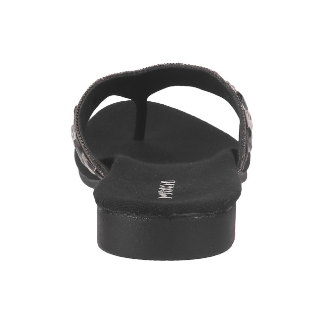 Mochi Women Black Party Sandals (SKU: 35-1633-11-37)