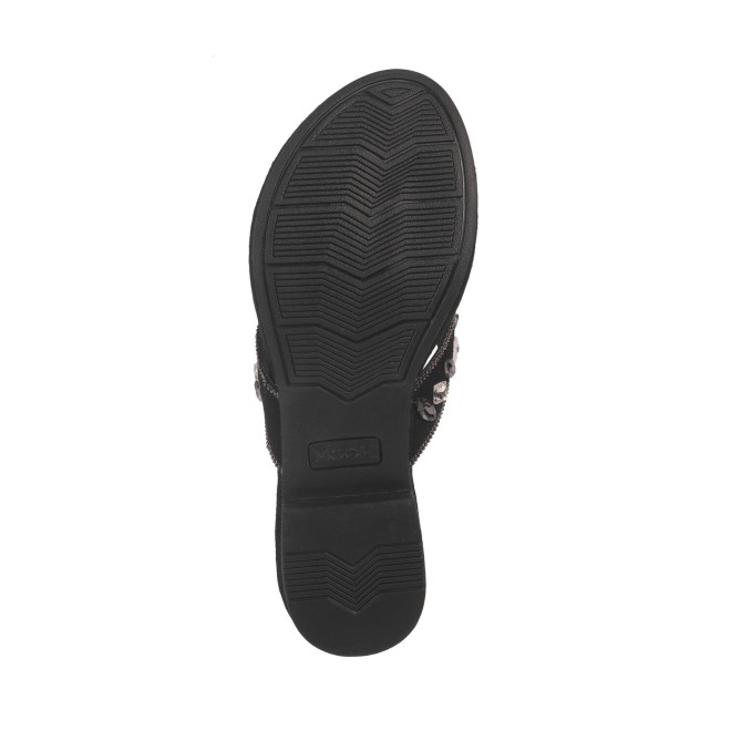 Mochi Women Black Party Sandals (SKU: 35-1633-11-37)