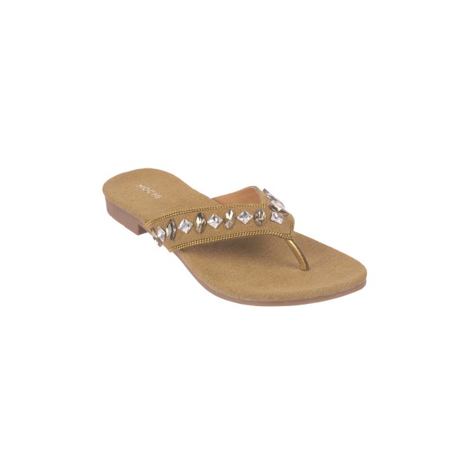 Mochi Women Beige Party Sandals (SKU: 35-1633-20-37)