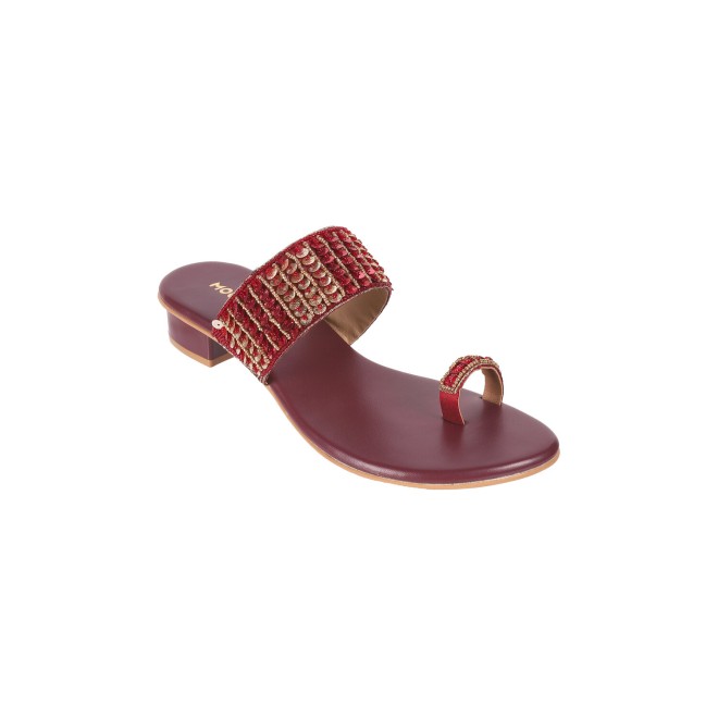 Mochi Women Maroon Ethnic Lifestyle (SKU: 35-1635-44-40)