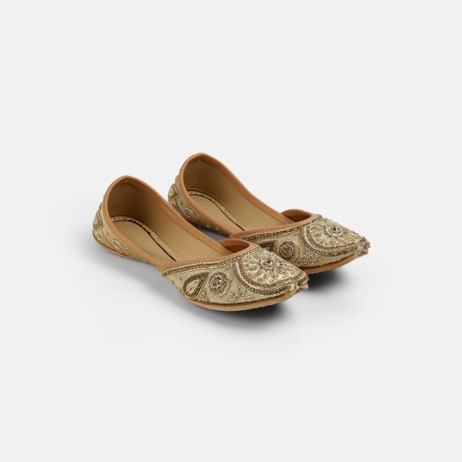 Mochi Women Antic-gold Ethnic Jutis (SKU: 35-1827-28-36)