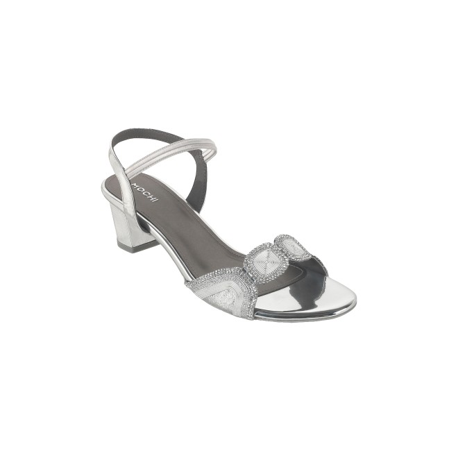 Mochi Women Silver Party Sandals (SKU: 35-1830-27-36)