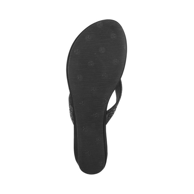 Mochi Women Black Casual Sandals (SKU: 35-185-11-36)