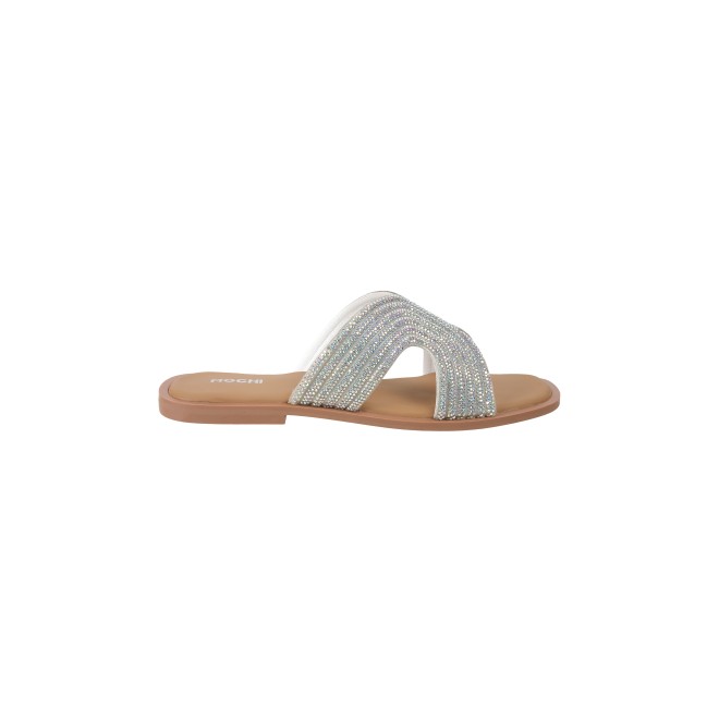 Mochi Women Silver Casual Slip Ons (SKU: 35-2004-27-36)