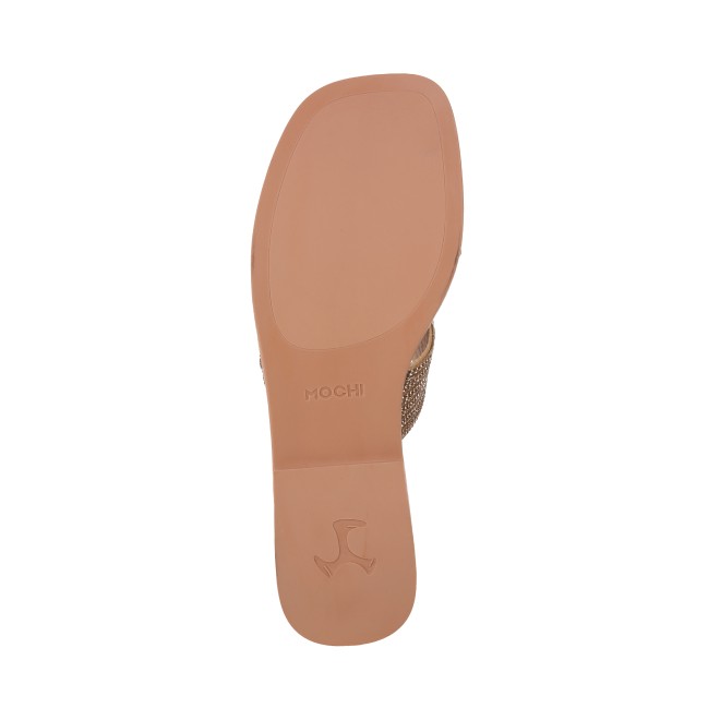 Mochi Women Antique-Gold Casual Slip Ons (SKU: 35-2004-28-36)