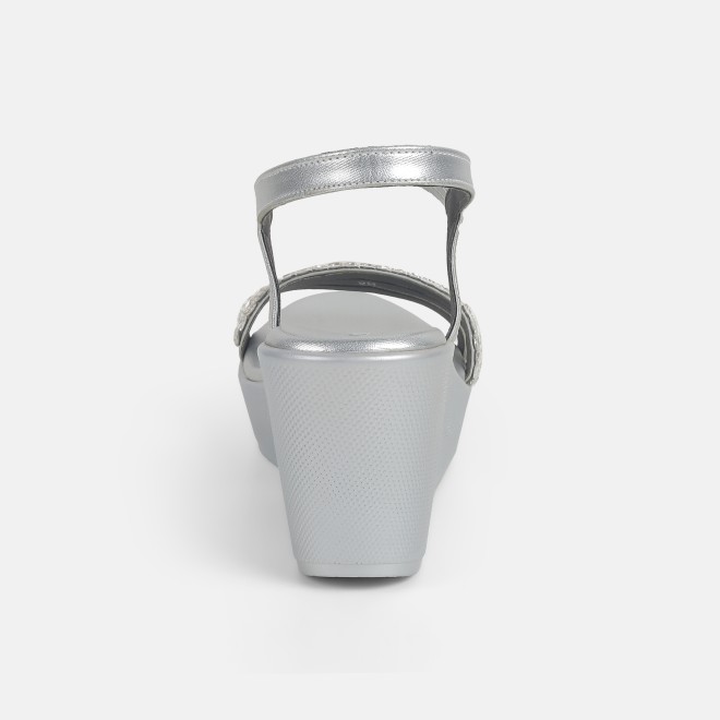 Mochi Women Silver Party Sandals (SKU: 35-2059-27-36)