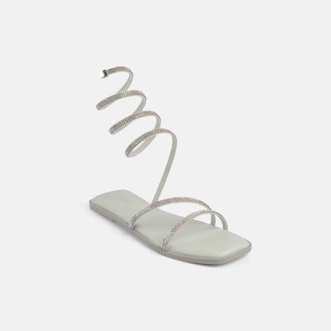 Mochi Women Silver Party Gladiators (SKU: 35-2066-27-38)